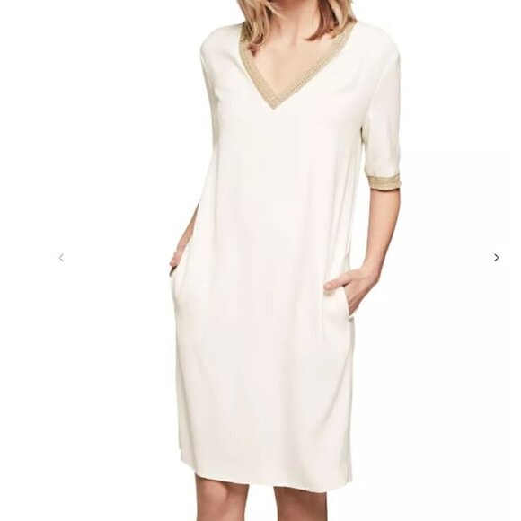 Gerard Darel Paris Off-White Harmony Dress Size France 34=US 2 - Picture 1 of 14